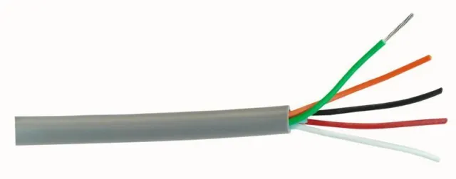ALPHA WIRE - 5-Core Unshielded Control Cable 22 AWG 30.5m (100ft)