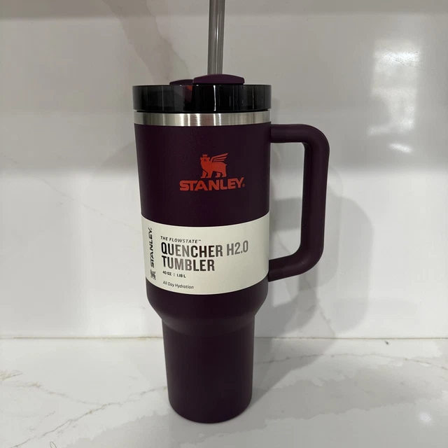 Stanley Quencher 40 Oz Esclusivo &ndash; Colore Malva Shimmer, Bicchiere Termico