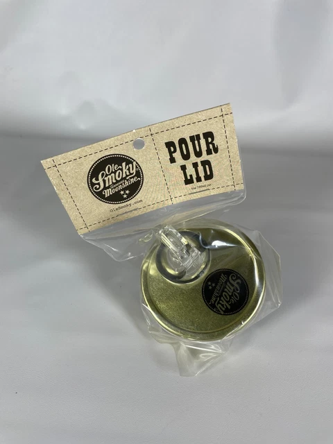New Sealed Ole Smoky Tennessee Moonshine 750ml Jar Pour Lid