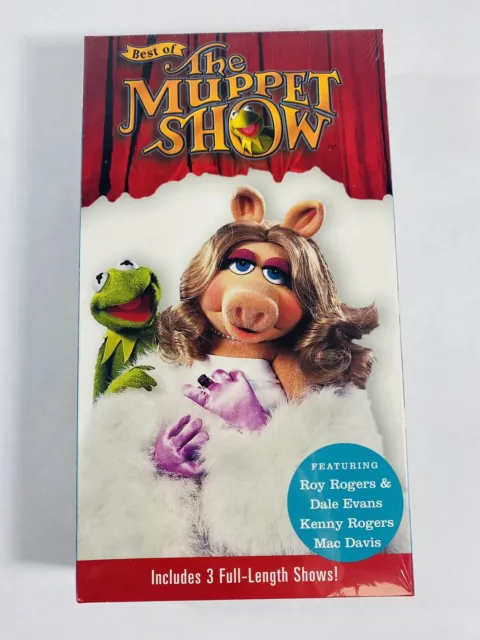 Best of the Muppet Show Three Full Shows VHS Roy Rogers Dale Evans Kenny Rogers
