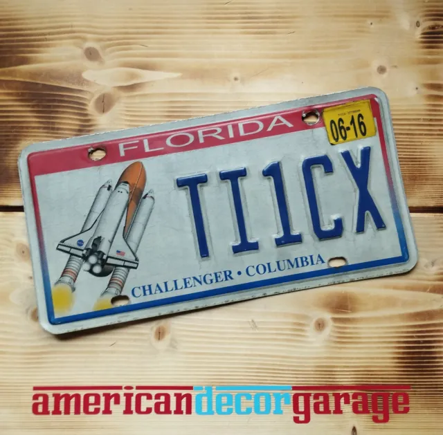 USA Nummernschild/Kennzeichen/license plate/Shuttle*Florida Challenger columbia*