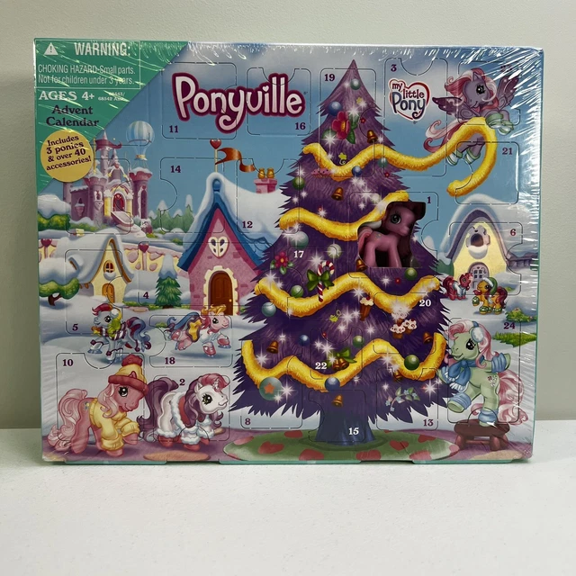 MY LITTLE PONY Ponyville 2008 Christmas Advent Calendar * NEW SEALED