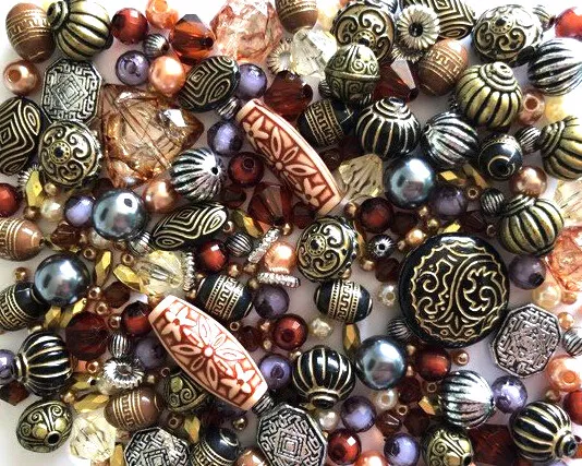 Bronze Gold Mixed Jewellery Making Beads