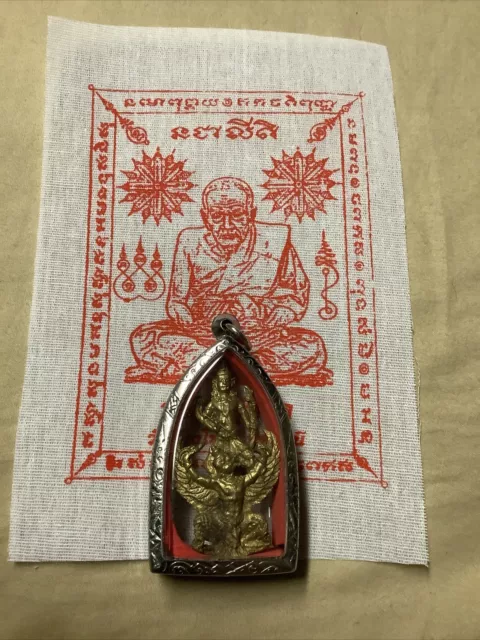 Buddha Amulet Necklace Yoga Jewelry Hindu Pendant Mindfulness Meditation #2