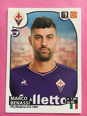 FIGURINA CALCIATORI PANINI 2017/18 FIORENTINA BENASSI n°188 ALBUM 2018 