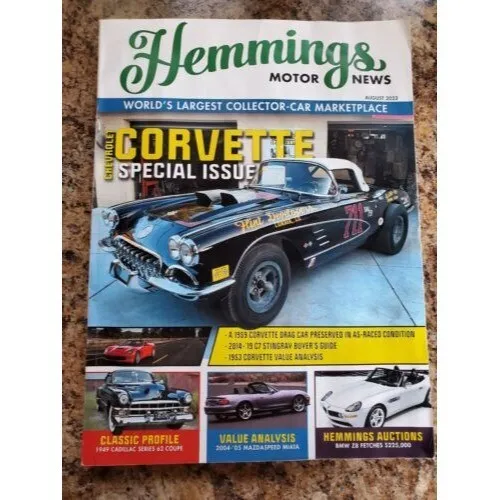 HEMMINGS MOTOR NEWS Chevrolet Corvette Special Issue August 2023
