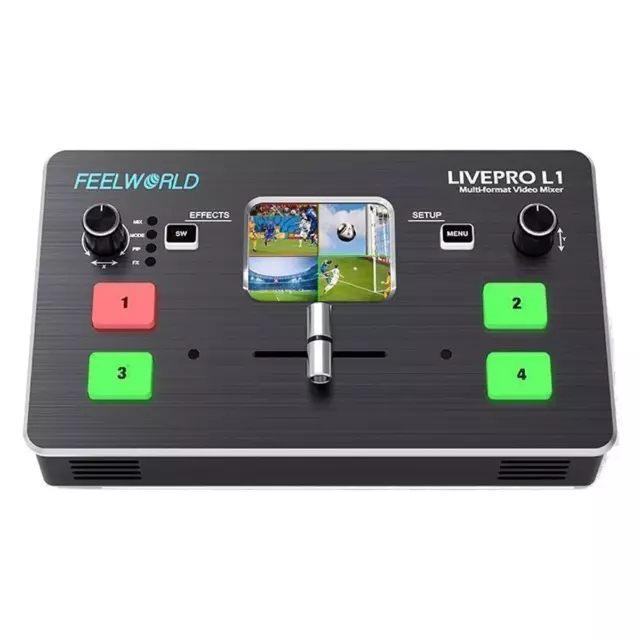 Feelworld LIVEPRO L1 Multi-Format Video Mixer Switcher w/4x HDMI Inputs