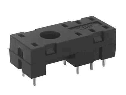 8 Pin Pcb Relay Socket Spdt/Dpdt For Hf115F Series Relays