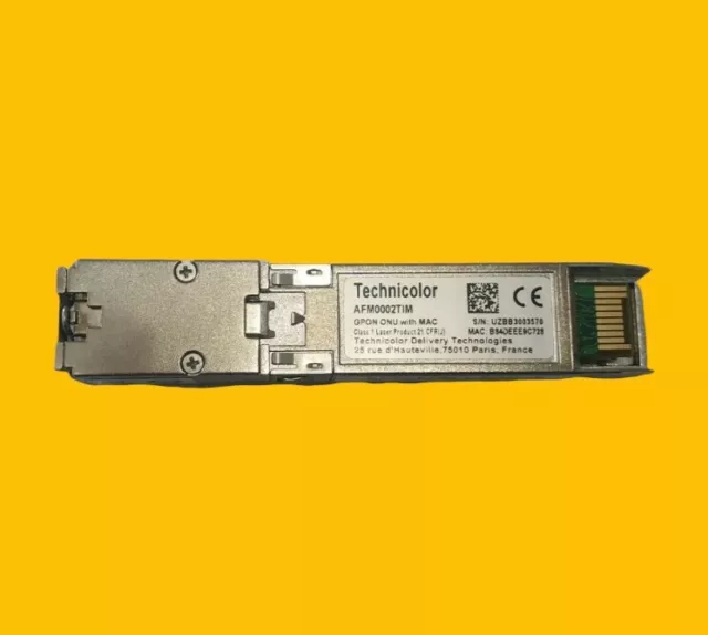 Modulo Gpon Ont FTTC Fibra ottica Techicolor per modem ad esempio TIM