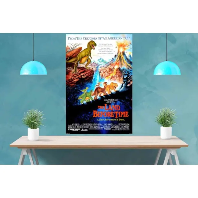 The Land Before Time Fine Art Movie Poster