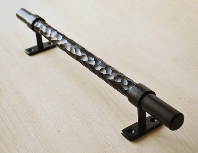 Door Handle Hand Forged,Barn Handle,Black Handle,Door Pull,Iron Door Knobs