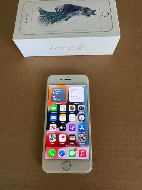 APPLE IPHONE 6S - 32 GB - Silver (Unlocked) (no fingerprint