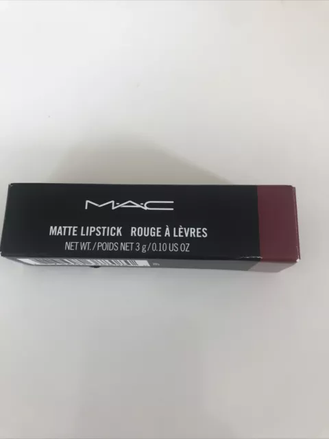 Mac Matte Lipstick  Rouge A Lèvres 630 D For  Danger Neuf