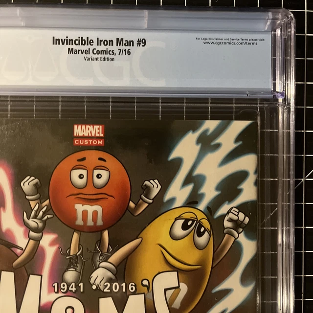 🔥🔑Invincible Iron Man 9 CGC 8.0 Turcotte Variant 1st App Riri🔥🔑 9