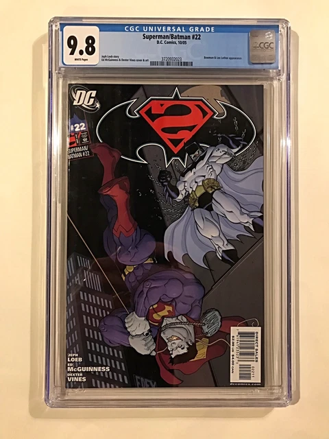 Superman Batman #22 Cgc 9.8 1St Cameo Appearance Batman Beyond Continuity