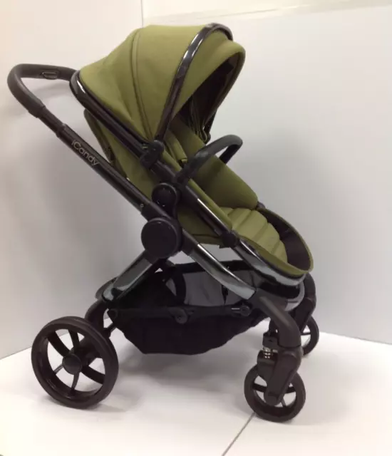 iCandy Peach 7 Olive Pushchair and Carrycot Bundle