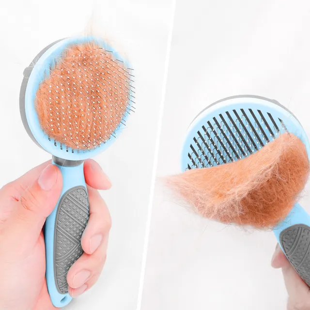 Professional Pet Dog Grooming Tool 2 in 1 Sided Undercoat Shedding Comb Brush 7
