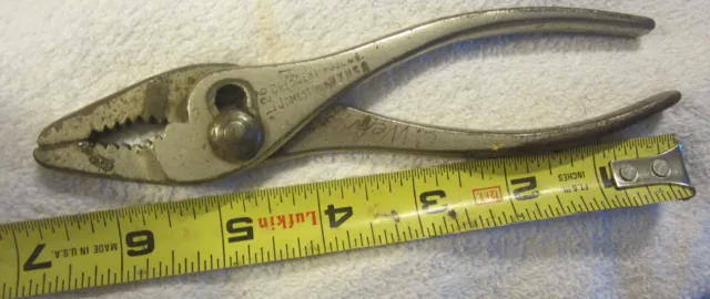 1 Crescent Thin Nose Slip-Joint Pliers L-26 USA ,Jamestown NY tool vintage
