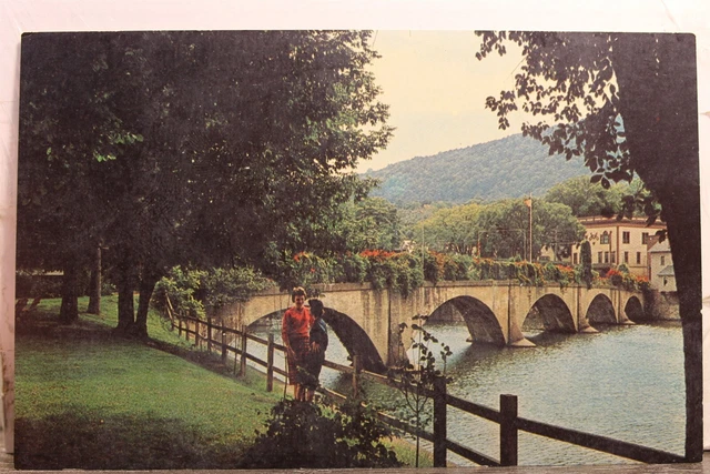 Massachusetts MA Mohawk Trail Deerfield River Bridge of Flowers Postcard Old PC