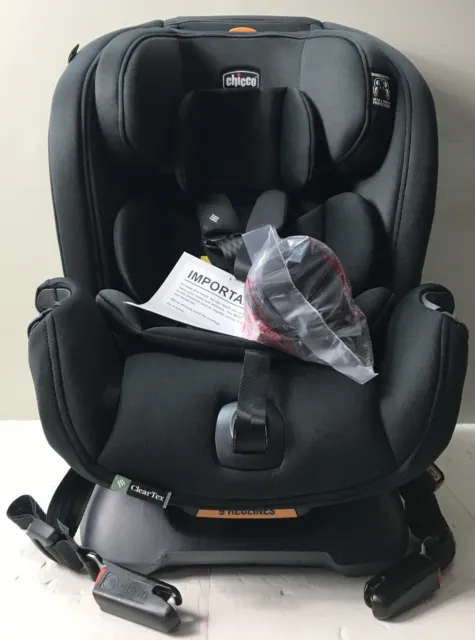 Chicco Onefit Cleartex  All-In-One Car Seat Baby Car Seat Booster-Obsidian Black