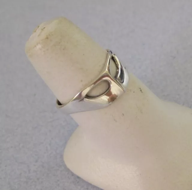 925 Silver Taxco Phantom of Opera Masquerade Mask Musical Drama Acting Ring 7.25