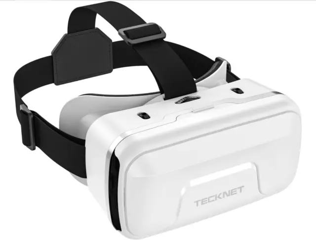 TECKNET VR Headset for Phone 3D Virtual Reality Headsets with HD with HD 110°FOV