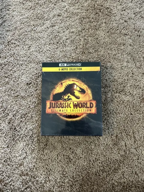 Jurassic World Ultimate ( 4K Ultra Hd ) 6 Movie Collection Sealed Brand New )￼