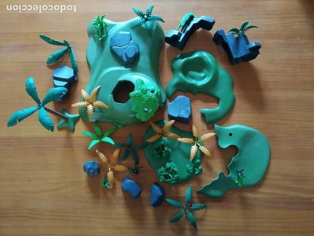 PLAYMOBIL 4493 – Monticello Di Terra Marrone Con Piante – Vegetazione Usata - Foto 2