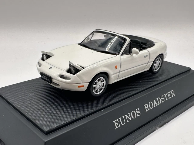EBBRO RARE 1/43 Scale Mazda MX-5 Eunos Roadster White 107 £83.90