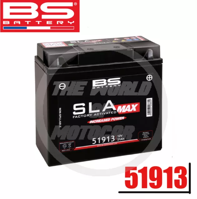 Batteria BMW BS a gel sigillata pre attivata BS Sla Max 51913 12 V 22 Ah 210 CCA