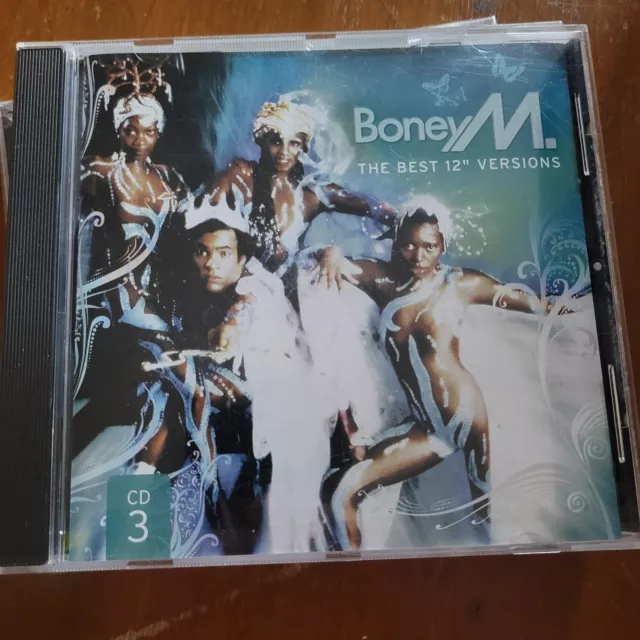 Las mejores versiones de 12" de Boney M (2008, CD, compilación, discoteca italo)