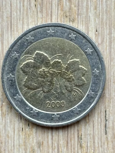 Pièce Monnaie 2 Euros Finlande 🇫🇮 2000 Baie Et Fleur De Lakka Raimo