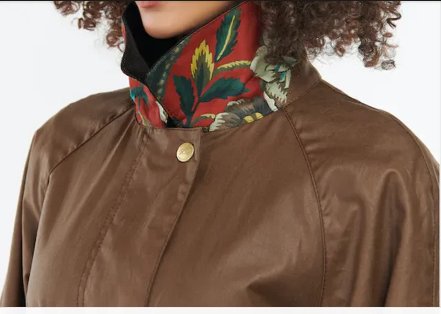 BARBOUR X HOUSE OF HACKNEY ADOLPHUS WAX JACKET  trench coat size 10 NEW £299