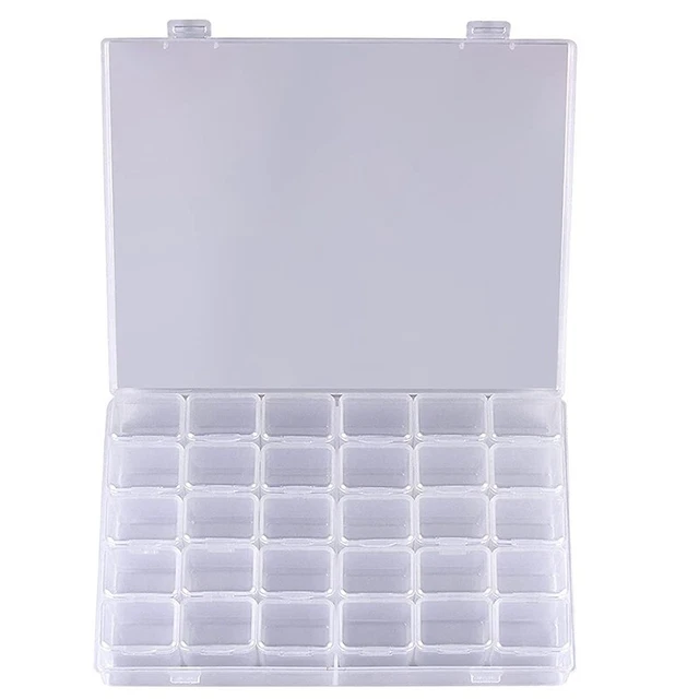 Almacenamiento de Pintura de Diamante Grande de 30 Rejillas, Contenedores de HQ9
