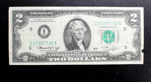 $2 1976 Bicentennial Legal Tender Very  Fine + - Unc Bargain Lot Free Ship