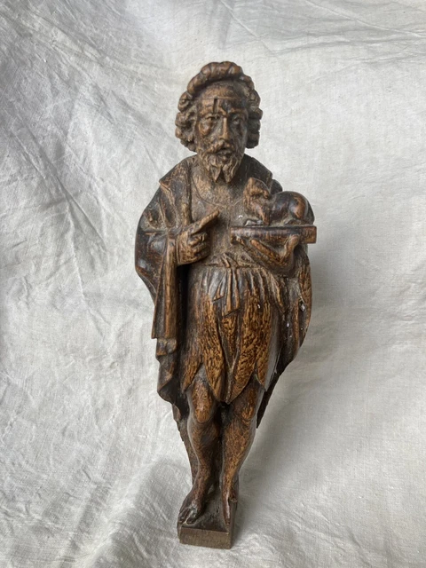 sculpture bois saint Jean-Baptiste.
