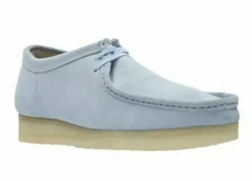 CLARKS ORIGINALS MENS Ut Wallabee Cool Blue Supreme Suede UK