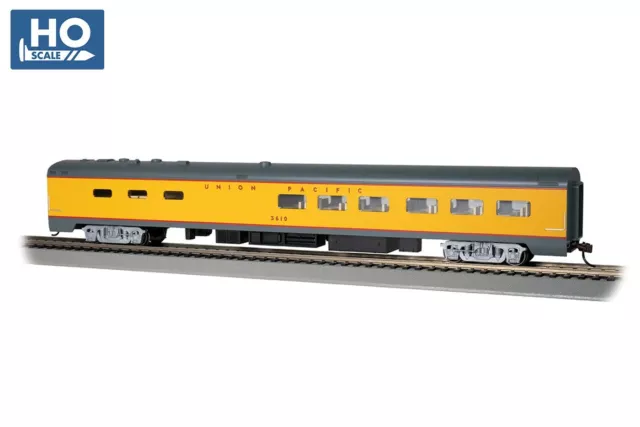 Bachmann HO Scale ~ New Union Pacific #3610 ~ 85' Smooth-Side Dining Car ~ 14802