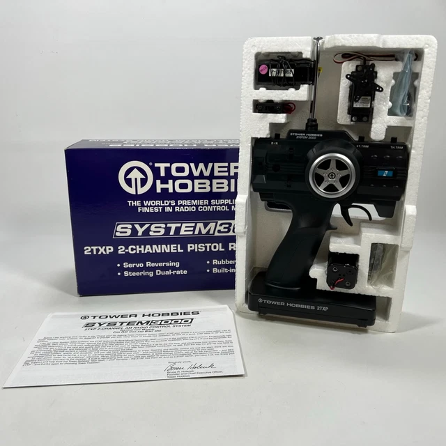 Vintage Tower Hobbies Pistol Style Radio Remote Control 2TXP Vintage Tower Hobbies Pistol Style Radio Remote Control 2TXP