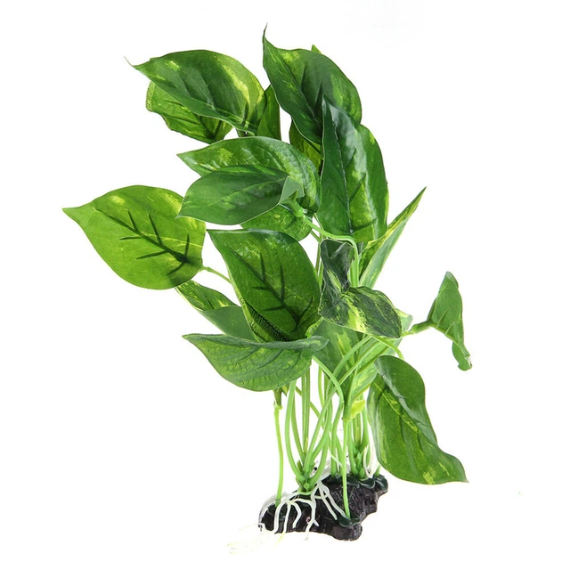 Lot de 4 Paquets de lentilles d'eau artificielles pour bassins - Lentilles d 'eau artificielles pour Aquariums - d'aquarium Artificielle - Petites Plantes Aquatiques