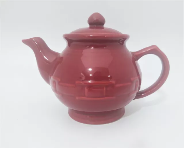 Longaberger Woven Traditions Paprika Child's Teapot Mini Teapot - 2 Cups