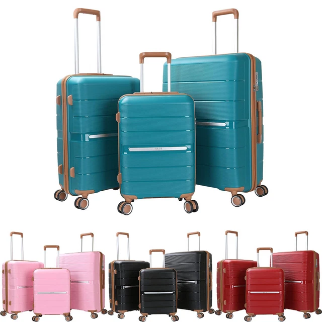 Travel Hard Shell Luggage Bags Suitcase Set Trolley Carry-On Hand Cabin UK 2023,