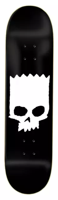 Zero skateboard Deck Bart Skull Black 8.25"