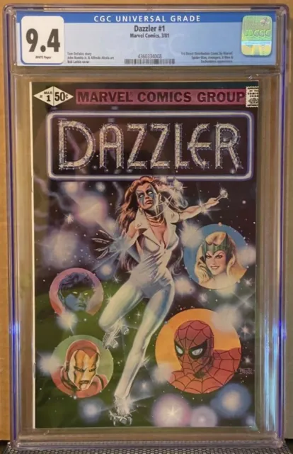 Dazzler #1 Premiere Issue Dazzler's 1St Self-Titled Series Cgc 9.4 White Pages