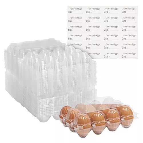 50 Pack Egg Cartons for Chicken Eggs 6 Count Paper Pulp Egg Carton Cheap  Bulk