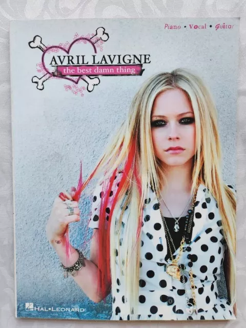 AVRIL LAVIGNE with THE BEST DAMN THING - PIANO, GUITAR, VOCAL - HAL - VGC