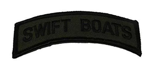 Vietnam Swift Boats Tab Od Olive Drab Top Rocker Patch Veteran Usn Navy Pbr Mrf