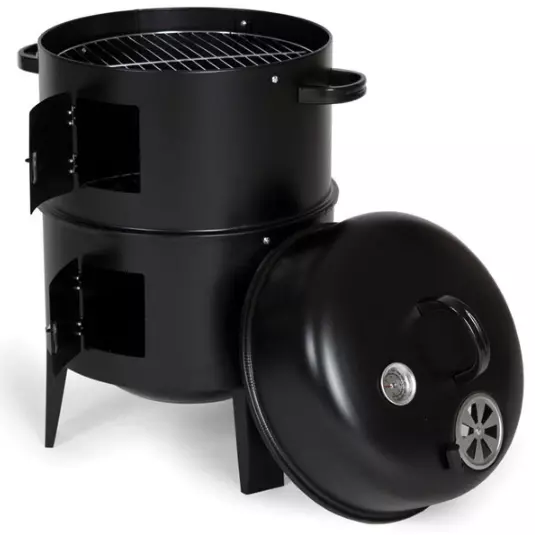 Räucherofen Grillofen Holzkohlegrill Standgrill Grill Camping Kohlegrill NEU