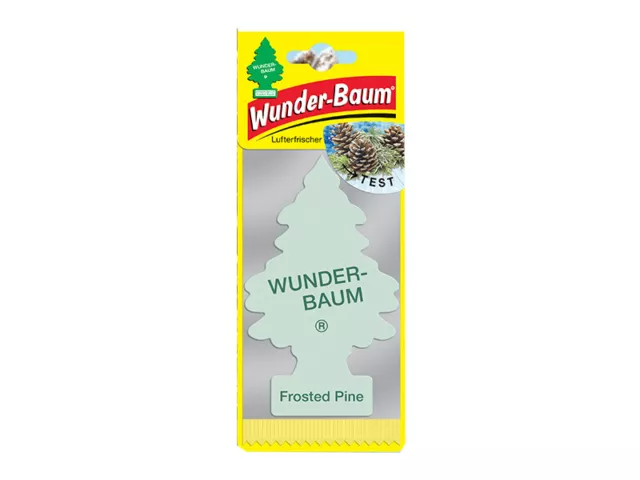 WUNDER BAUM FROSTED PINE Little Trees Hanging Car Scent Fragrance Air Freshener 3