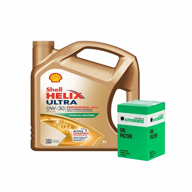 ENGINE OIL 0W30 5L Shell Helix Ultra Professional AP-L - Crosland Oil ...